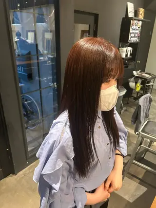 ロング カラー メイ🩰 wカラーのヘアスタイル