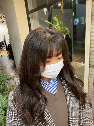 ロング ⭐️透明感カラー/ パーマ⭐️宮野翔のヘアスタイル