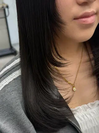 ロング カラー ハイトーン/髪質改善 🦋KASUGA🖤のヘアスタイル