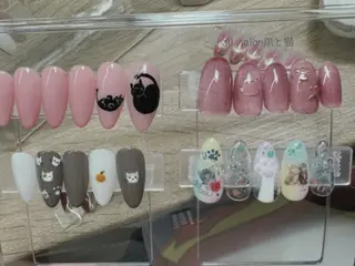 ネイル パラジェル登録店 爪と猫NANAMIのネイルデザイン