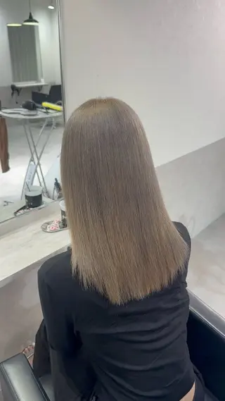 カラー ciera. アオイのヘアスタイル