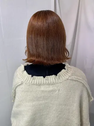 ミディアム カラー 🍬kanami 🍬ボブ/暖色カラーのヘアスタイル