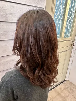 セミロング パーマ New-LineGINZA所属・ロング/髪質改善✂️ 佐々木大輔のヘアスタイル
