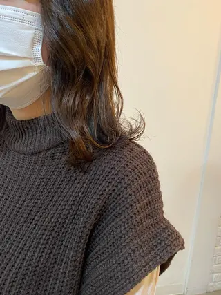 ミディアム hamano harunaのヘアスタイル