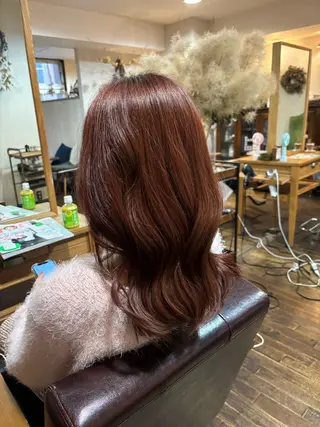 カラー アカリ😸🫶 カラーリスト🧡のヘアスタイル