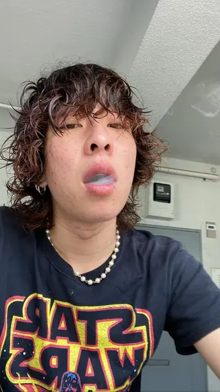 ミディアム カラー パーマ 遼太郎 /渋谷アシスタントのヘアスタイル