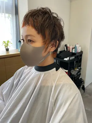 ショート Emitas.宮街道店所属・森崎 士/似合わせカラーのヘアスタイル
