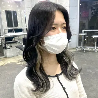 ロング カラー ヘアアレンジ 💗💗韓国レイヤー yu-ki💗💗のヘアスタイル