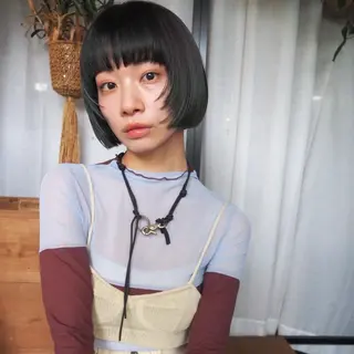 ショート 🍑FERIAfam 桃山台　仲本七星🍑のヘアスタイル