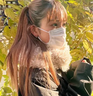 ロング カラー ヘアアレンジ 【柔らか透明感✨/ 似合せ前髪】大石葉月のヘアスタイル