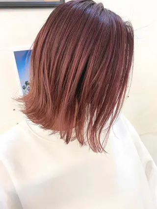 カラー ダメージレスブリーチ /艶髪/横須賀智也のヘアスタイル