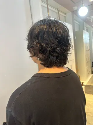 ショート パーマ OLSEN D.B.A BALLOON HAIR所属・さとう あやかのヘアスタイル