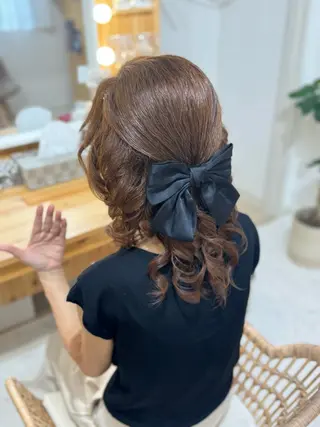 ヘアアレンジ 鷲見 望のヘアスタイル
