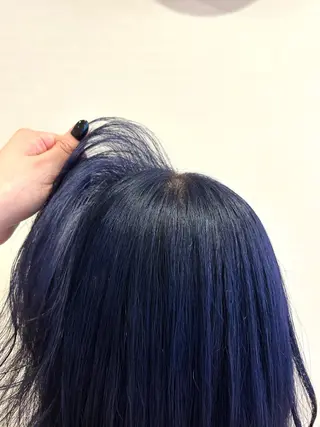 セミロング カラー ミ ユのヘアスタイル