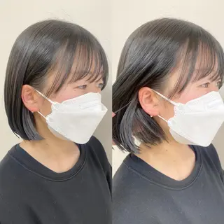 ミディアム カラー ヘアアレンジ 🌈haru🌻 藤沢ハイトーン🌈のヘアスタイル