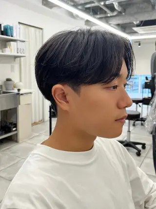 ミディアム パーマ メンズ 🏆メンズヘア特化 🥇代表りんぺーのヘアスタイル