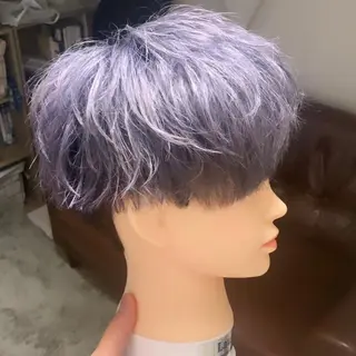 ショート カラー ヘアアレンジ メンズ Later 登戸所属・✨️半個室サロン✨ Kabutoのヘアスタイル