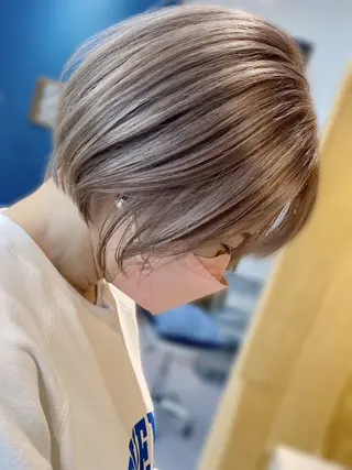 ショート 縮毛矯正 髪質改善　鈴木のヘアスタイル