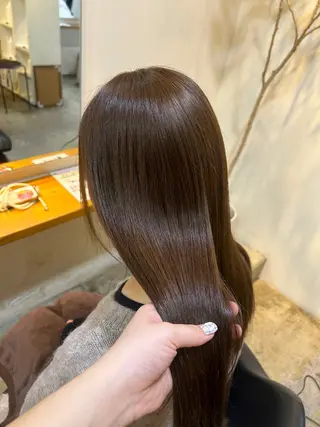 ロング カラー ナチュラル大人っぽい スタイル　MAORIのヘアスタイル