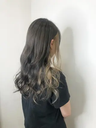 ミディアム カラー 髪質改善 Noe心斎橋店のヘアスタイル