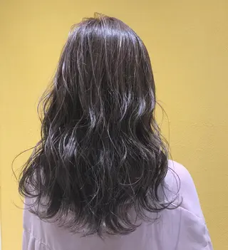 ロング カラー sano sayakaのヘアスタイル