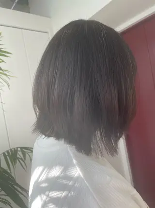 ミディアム diar湘南台店所属・ふくだももこ🍑 つるっとボブのヘアスタイル