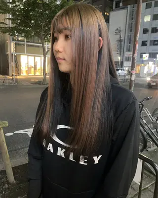 ロング sea's所属・ヒラカホ/矢場町/ ブリーチ/似合わせのヘアスタイル