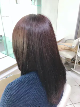ロング カラー 保住 亮太のヘアスタイル
