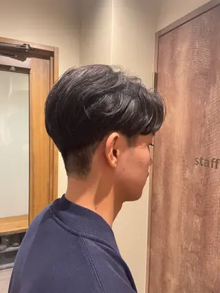 メンズ 山口里莉 /パーマモデル募集のヘアスタイル