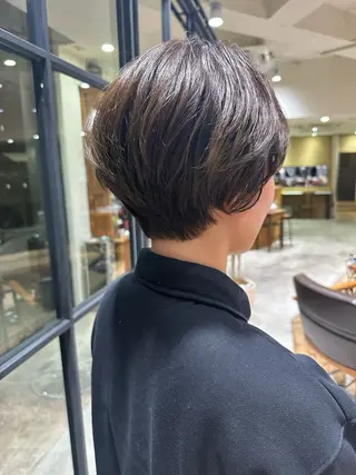 ショート 平野恵/透明感カラー ブリーチ/ボブのヘアスタイル