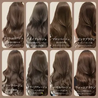 ロング カラー 🤎大人かわいい🤎 韓国レイヤー🤎力丸のヘアスタイル