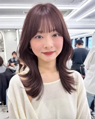 ロング 🌈韓国ボブミディ 表参道sandノスケのヘアスタイル