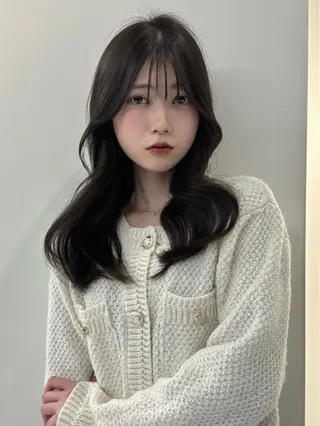 ミディアム 野口聖矢/縮毛矯正 髪質改善/ViVIEのヘアスタイル