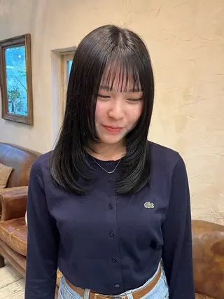 セミロング カラー rise /メンズカットのヘアスタイル