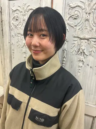 ショート ボブ/顔まわりカット 💫大澤奈緒美のヘアスタイル