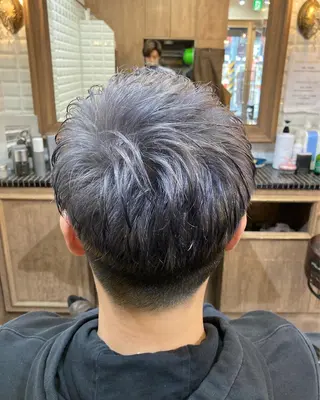 ショート メンズ ルピナス中田店長 山口大地のヘアスタイル