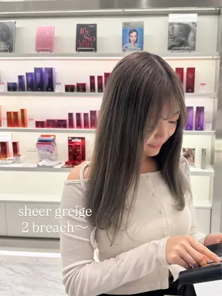 ロング カラー Parve  Mix 🫧梶川虹のヘアスタイル