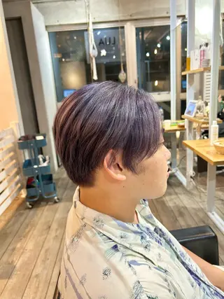 ミディアム カラー メンズ aivee所属・【メンズ特化】 🧊Sunao🧊のヘアスタイル