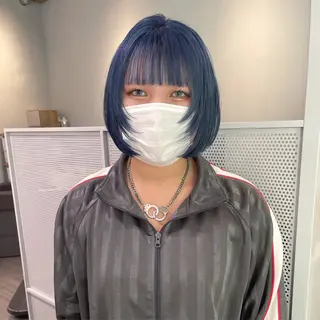 ミディアム Qin share salon 原宿店所属・🫧艶ハイトーン 特化🫧ライヤのヘアスタイル