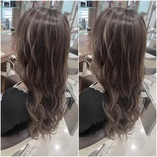 ロング カラー 全席個室　暖色カラー Zina松園優香🌸のヘアスタイル