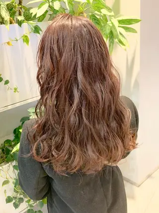ミディアム カラー ヘアアレンジ 東北No.1完全個室 💐梶谷社長のヘアスタイル