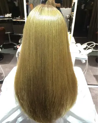 ロング カラー CHAINON 近鉄奈良店のヘアスタイル