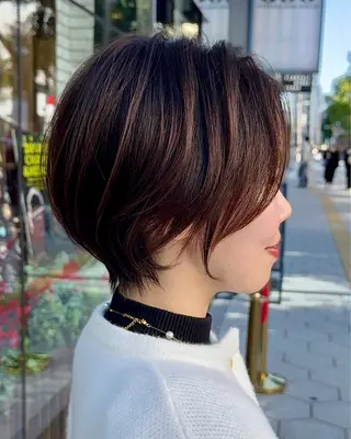 ショート パーマ ショートの匠 ✂️心斎橋・みねのヘアスタイル