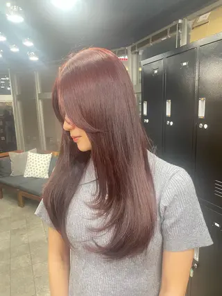 ロング ハイトーン/エクステ /RIE🌻のヘアスタイル