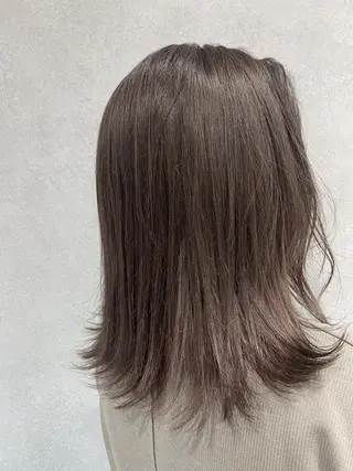 ミディアム カラー 韓国hair ·͜· watanabeのヘアスタイル