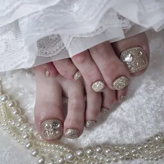 ネイル MINAMI໒꒱ Y2K、韓国ガーリーのネイルデザイン