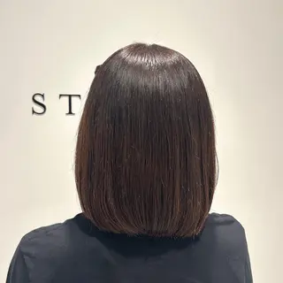 ミディアム 🍀髪質改善ツヤ カラー🩰さくらのヘアスタイル
