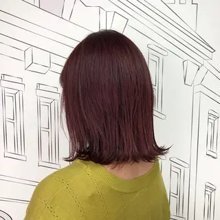 ミディアム カラー レイヤー,ボブ / 彩未のヘアスタイル