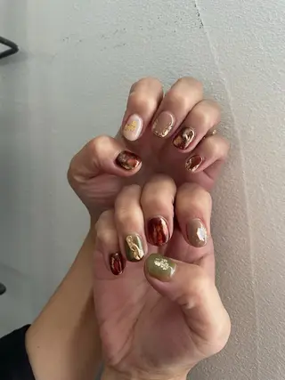 ネイル 甲府市徳行 🧸prunelleのネイルデザイン