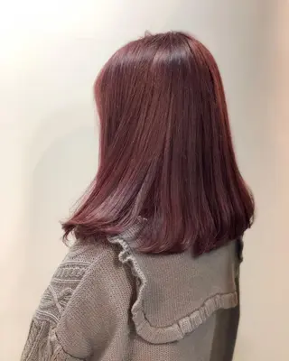 セミロング カラー 田中 貴大のヘアスタイル
